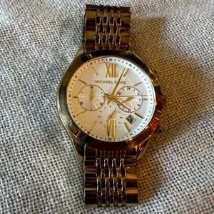 Gold MK watch